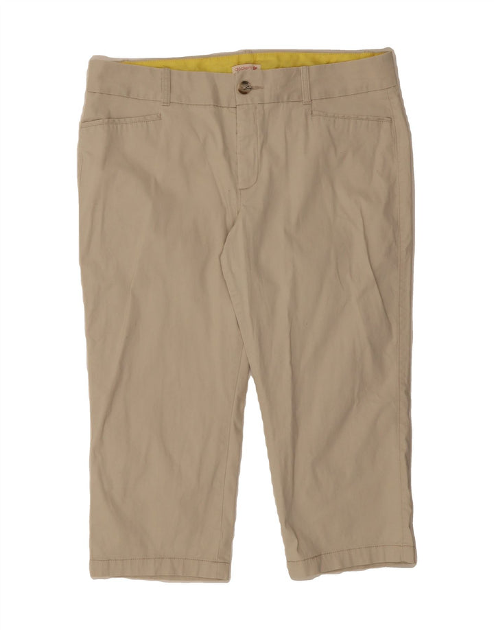 DOCKERS Womens Straight Capri Trousers US 16 2XL W38 L21 Beige Cotton Vintage Dockers and Second-Hand Dockers from Messina Hembry 