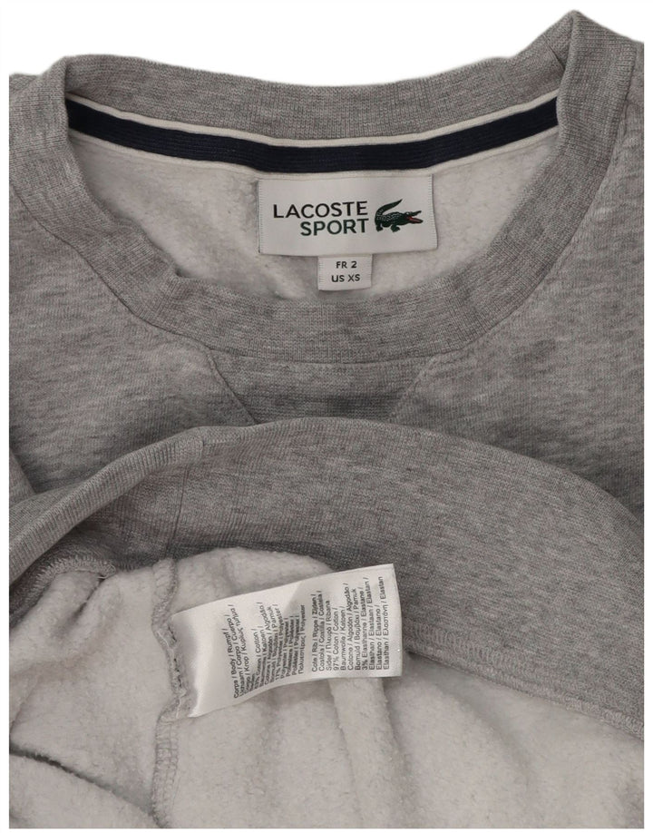 LACOSTE moletom masculino tamanho 2 XS algodão cinza