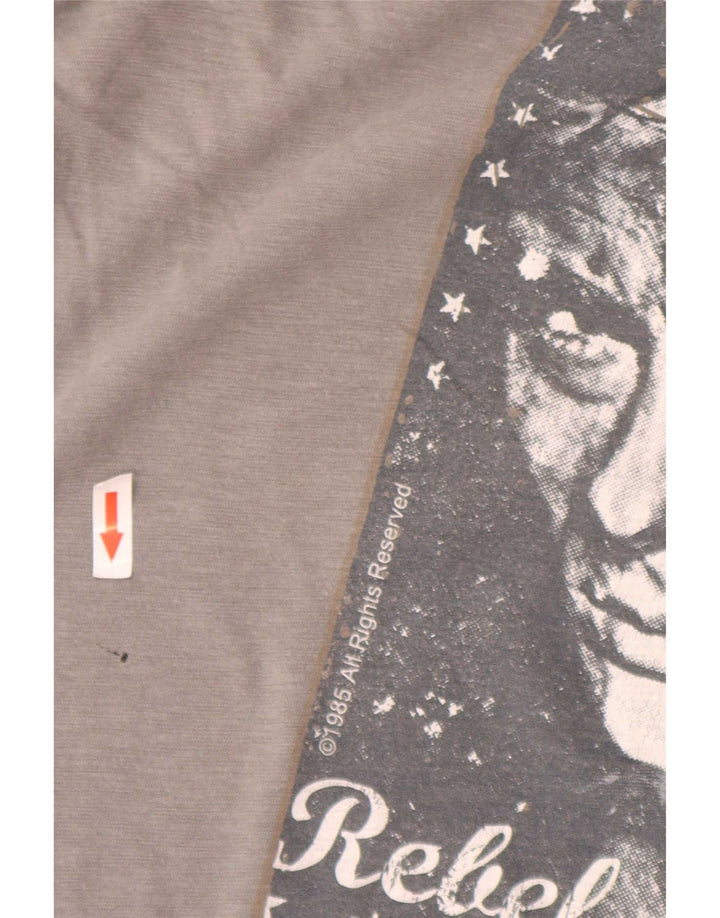 Camiseta gráfica masculina Marlboro Classics Top XL cinza retrô