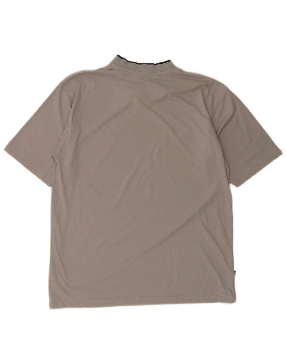 Le Coq Sportif Camiseta masculina grande poliéster cinza