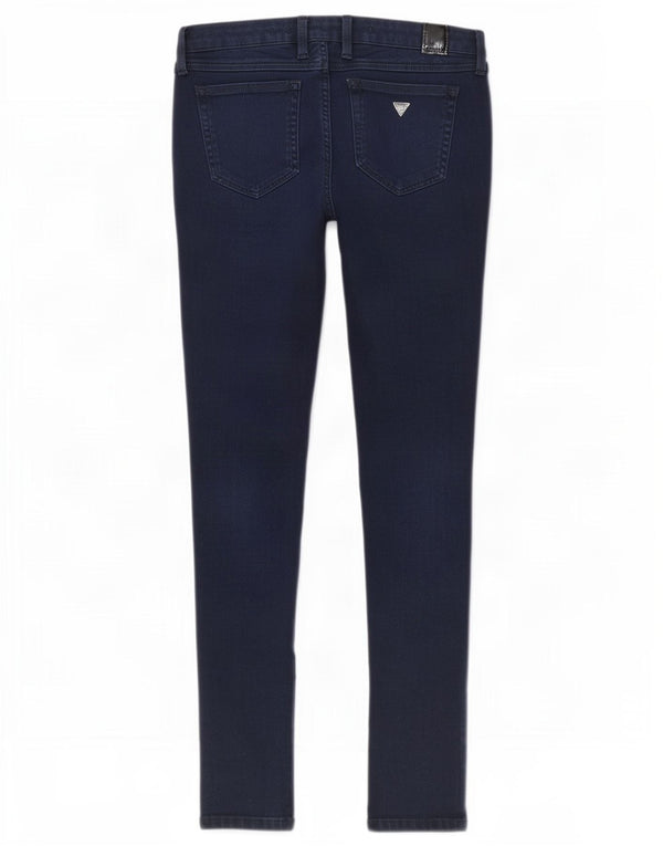 Guess Womens Marlin Skinny Jeans W29 L31 Azul marinho Algodão