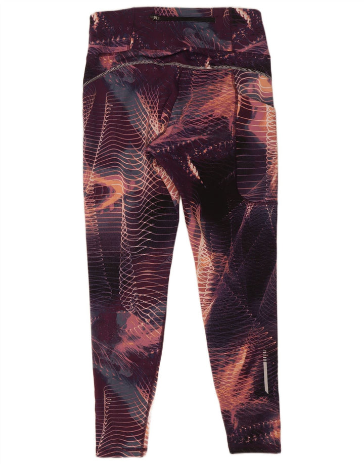 Leggings femininas Crivit UK 12/14 médio roxo geométrico