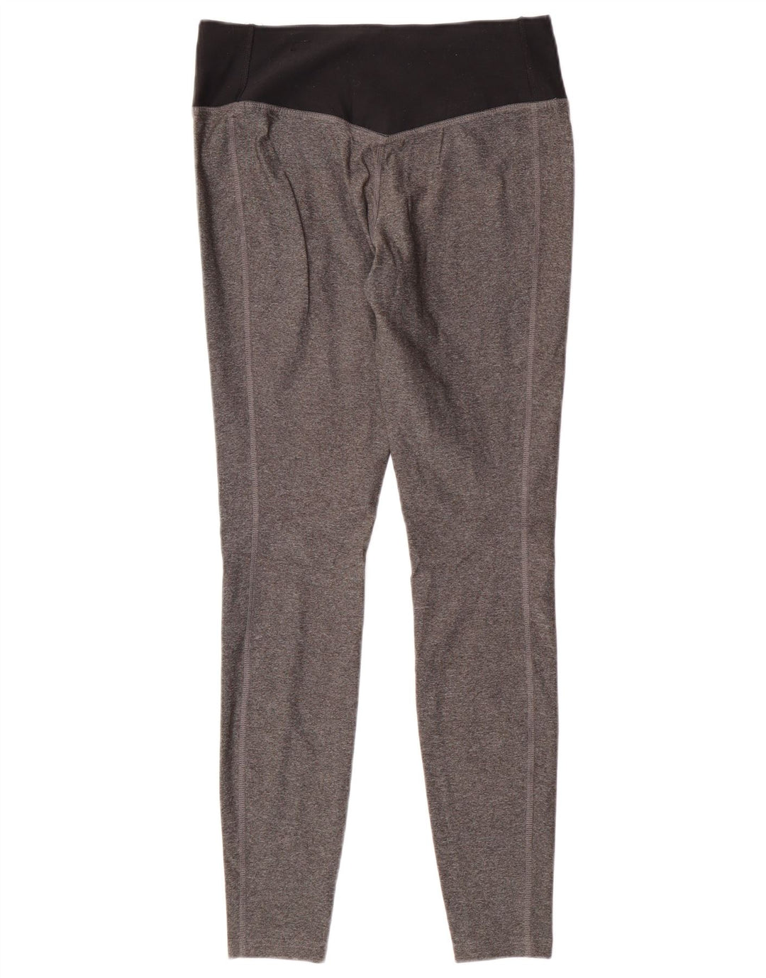 Leggings femininas Nike Dri Fit UK 12 cinza médio colorblock poliéster