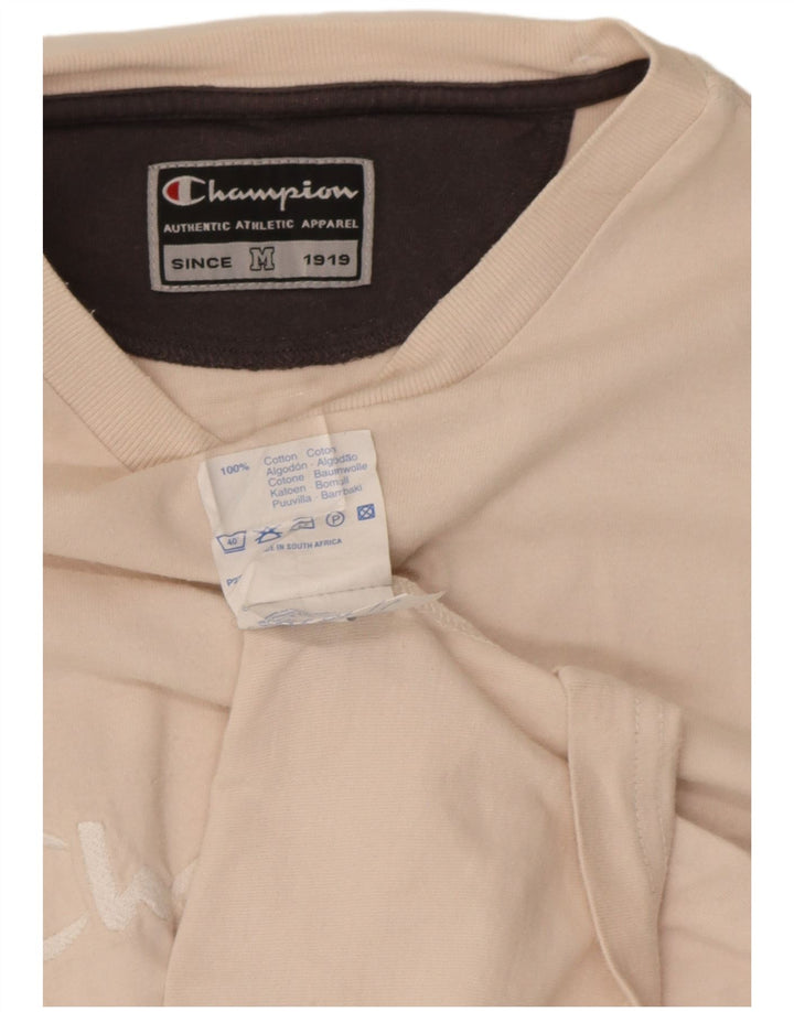 Camiseta masculina Columbia manga curta regular fit gráfica top médio off white