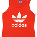 Adidas Mens Graphic Vest Top Grande Algodão Vermelho