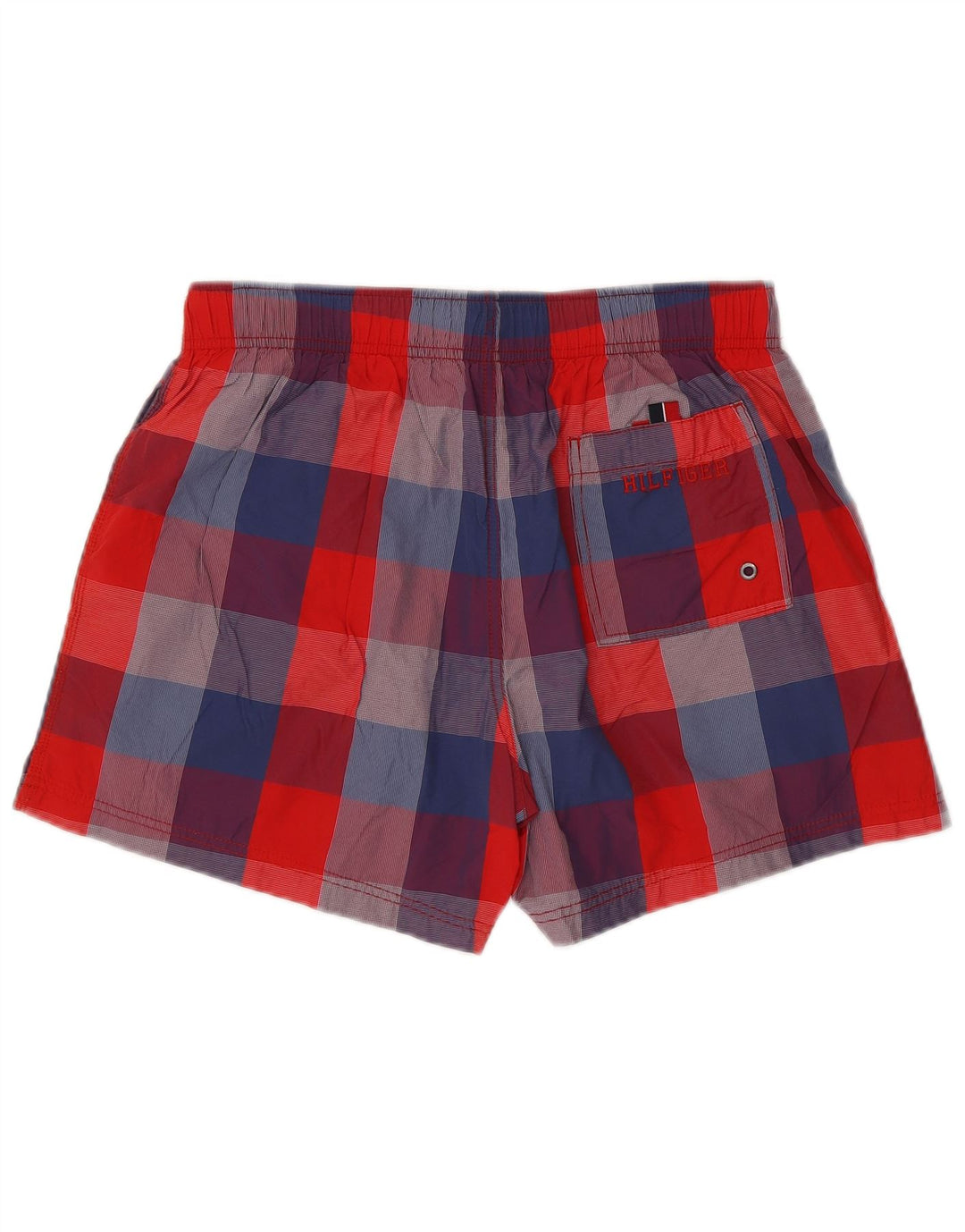 Shorts de natação masculino TOMMY HILFIGER médio xadrez multicolorido