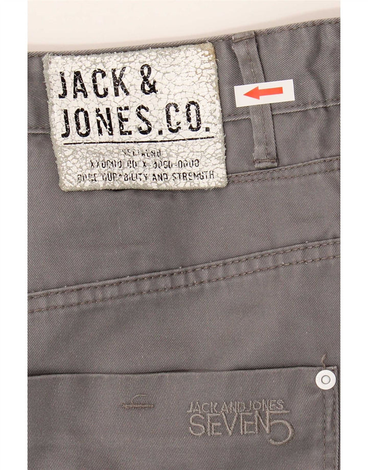 Shorts casuais masculinos Jack & Jones W32 cinza médio