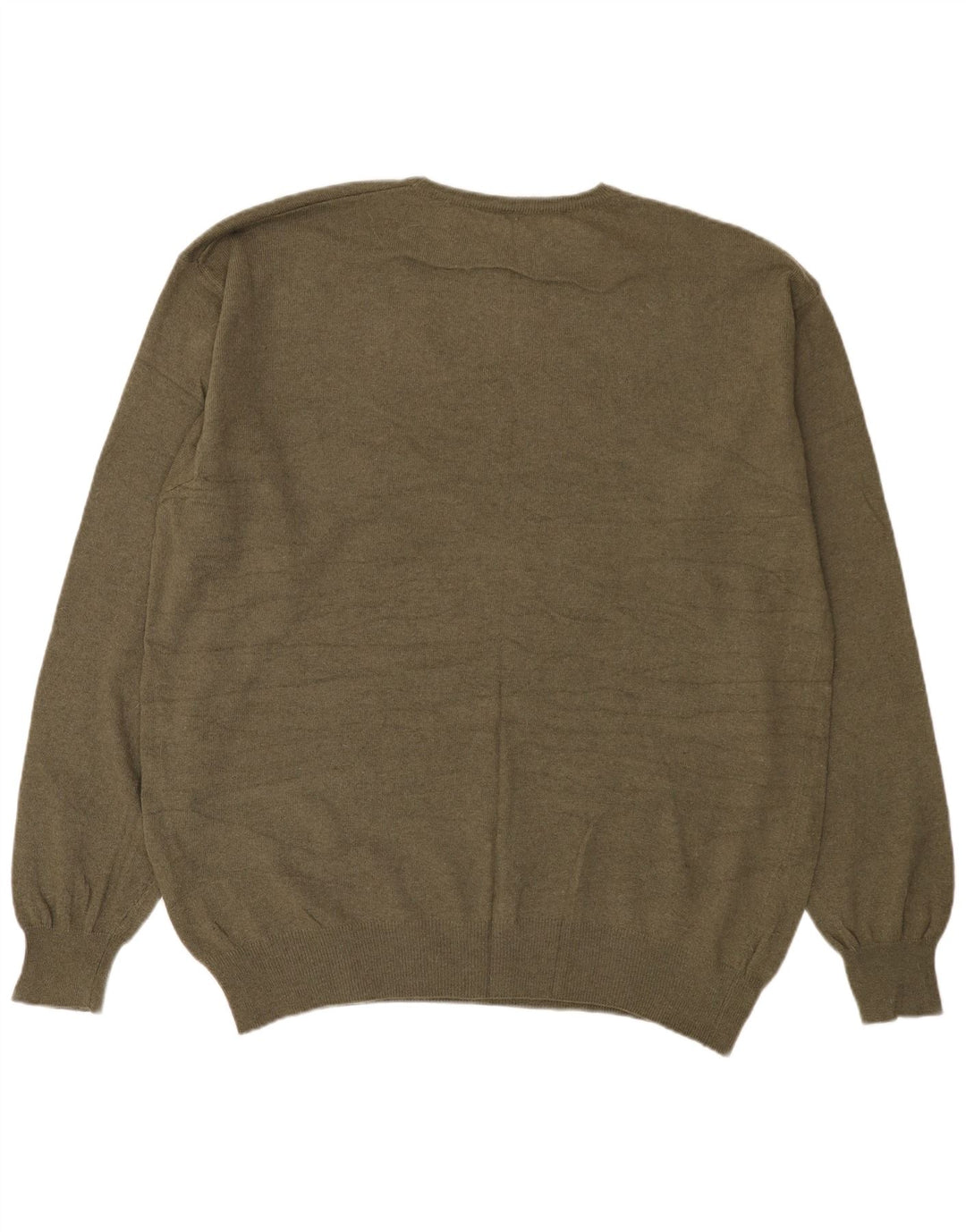 Suéter masculino Kappa com gola redonda 3XL lã cáqui