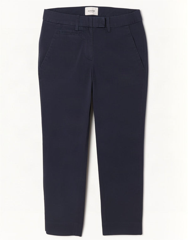 Calça feminina Dondup Slim Cropped W26 L24 Azul Marinho Algodão