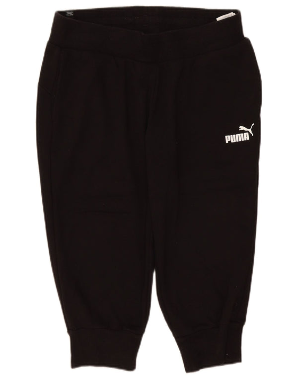 Puma Calça Capri Feminina Calça Joggers UK 14 Médio Algodão Preto