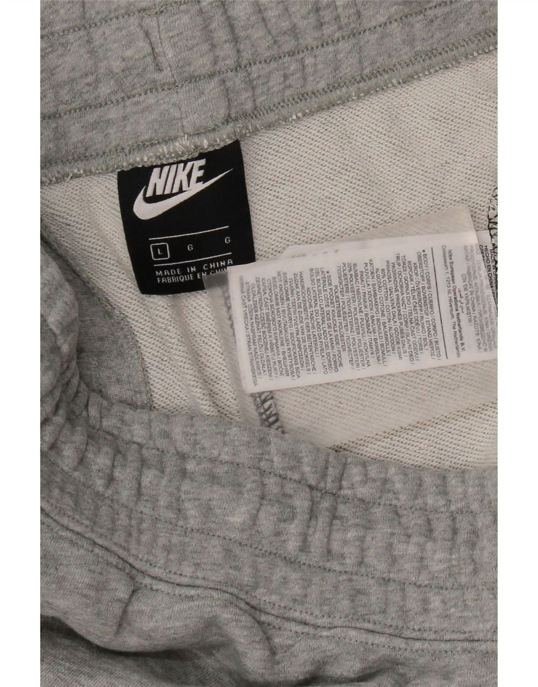 Shorts esportivos masculinos Nike grandes de algodão colorido preto