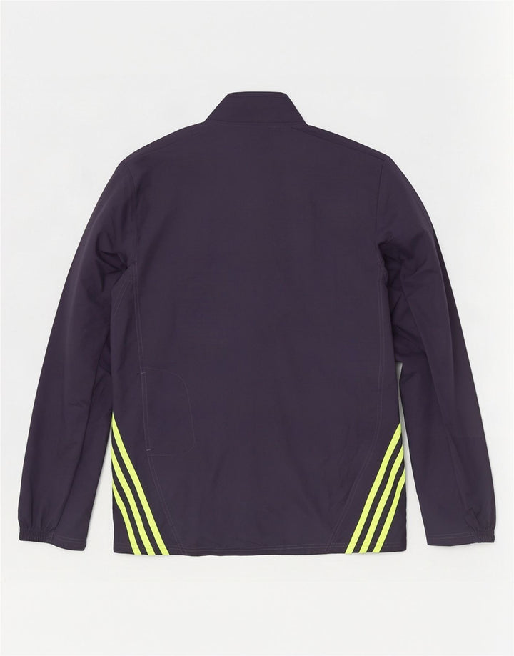 Adidas Mens Treino Top Jacket Pequeno Poliéster Azul Marinho
