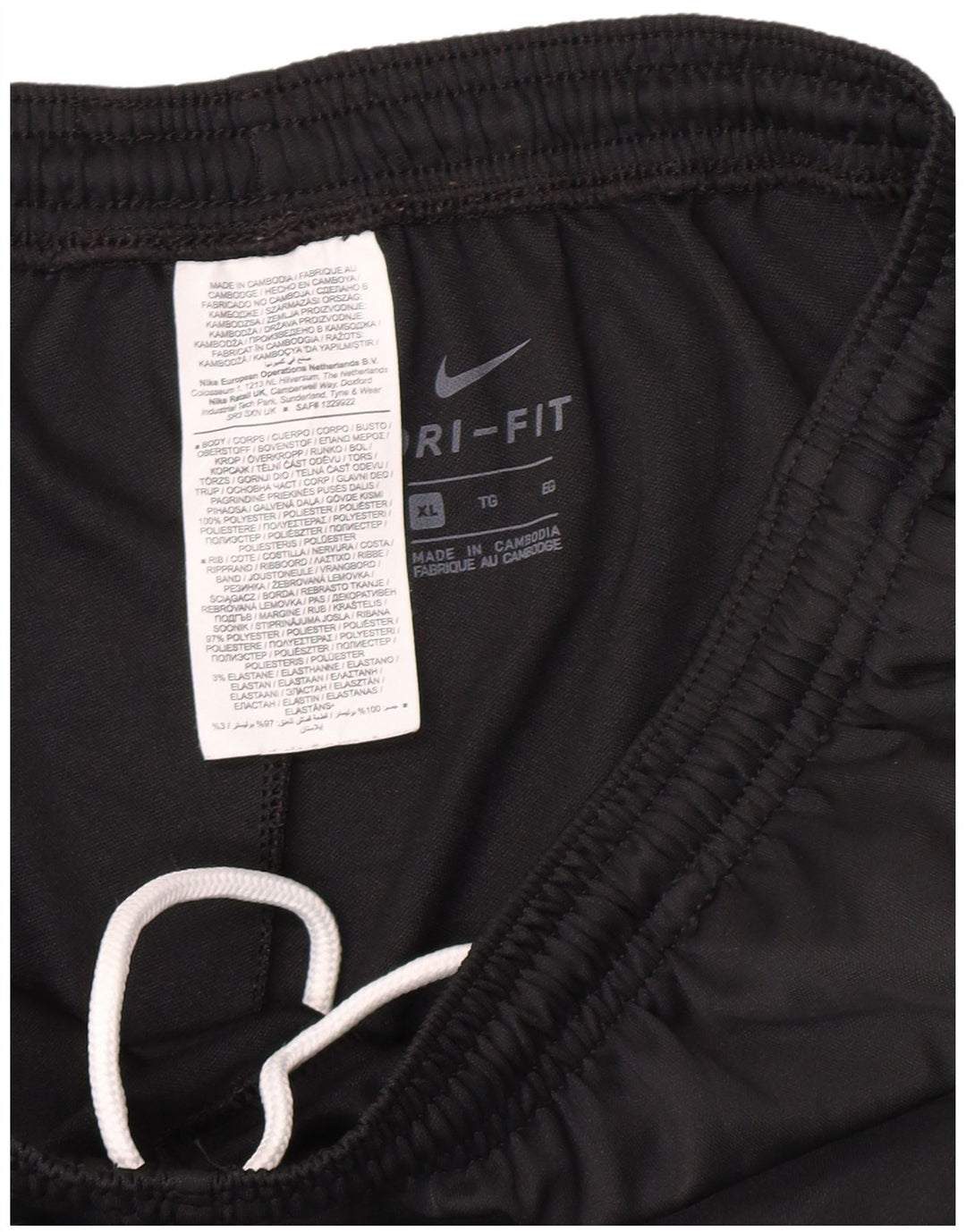Calça de treino Nike Boys Dri Fit 13-14 anos XL preto poliéster