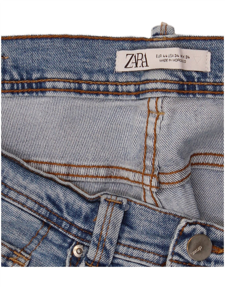 Zara Mens Slim Jeans EU 44 Grande W34 L30 Azul