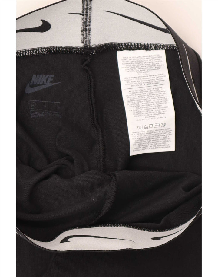 Leggings Nike Femininas Graphic UK 12 Médio Algodão Preto