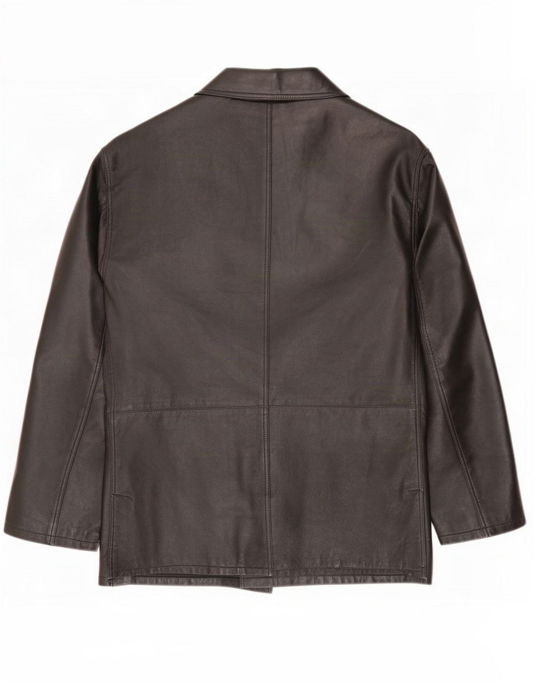 Casaco de couro masculino Morelli IT 56 3XL preto