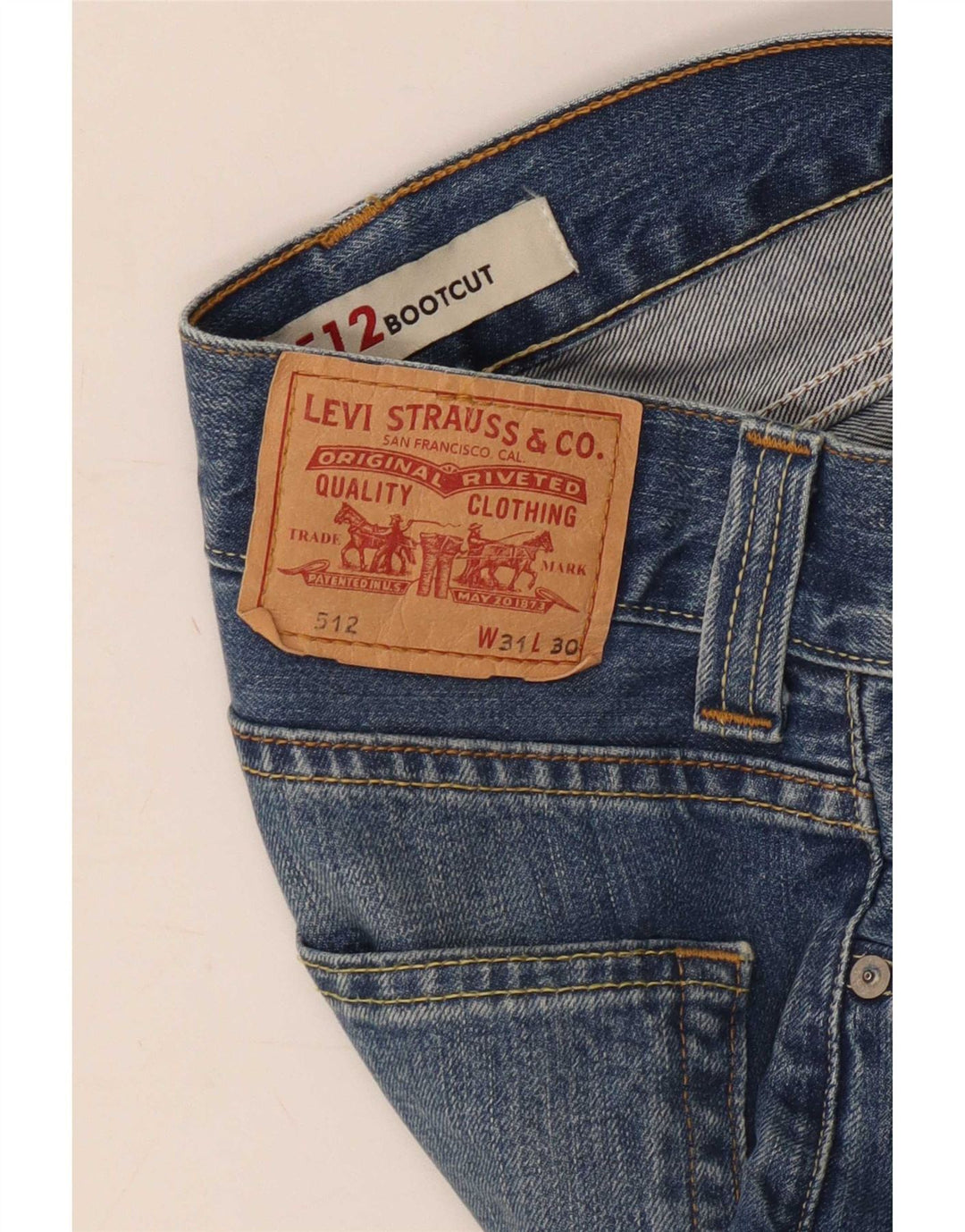 Shorts jeans masculino 512 da Levi's W31 azul médio
