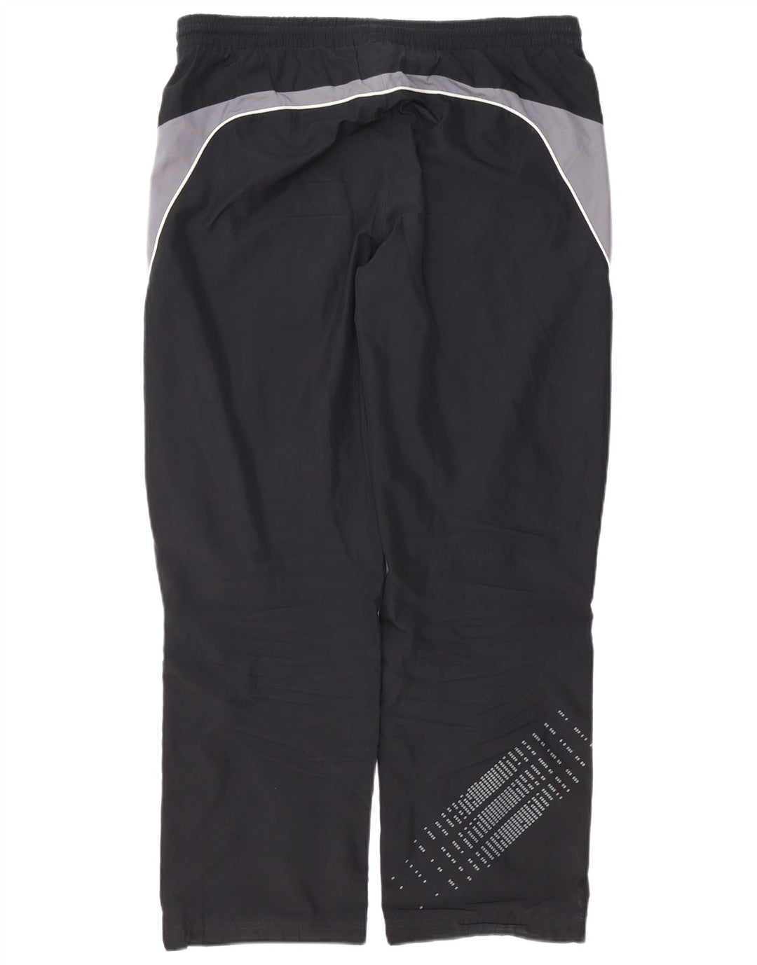 Calça de treino masculina ADIDAS grande poliéster colorblock preto