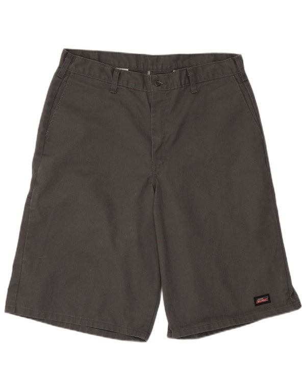 DICKIES Mens Chino Shorts W34 Grande Poliéster Cinza