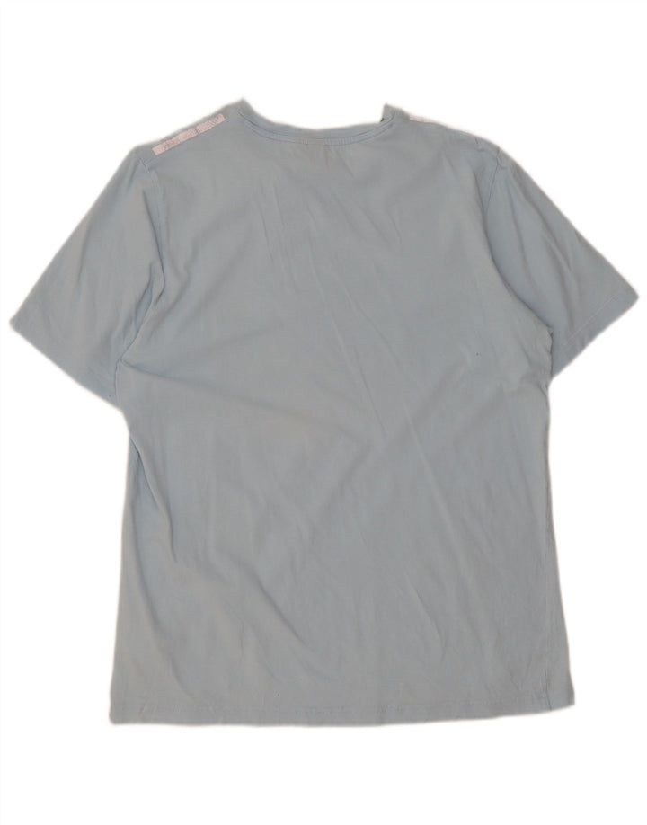 ADIDAS Camiseta Masculina Top Médio Algodão Azul