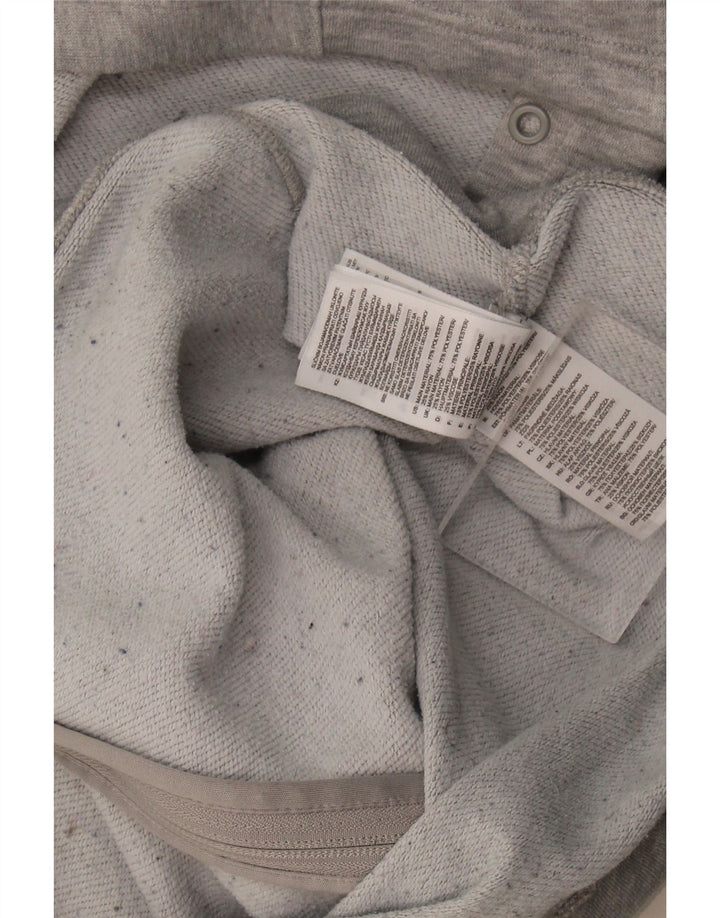 Adidas Mens Zip Hoodie Sweater XL Cinza Poliéster