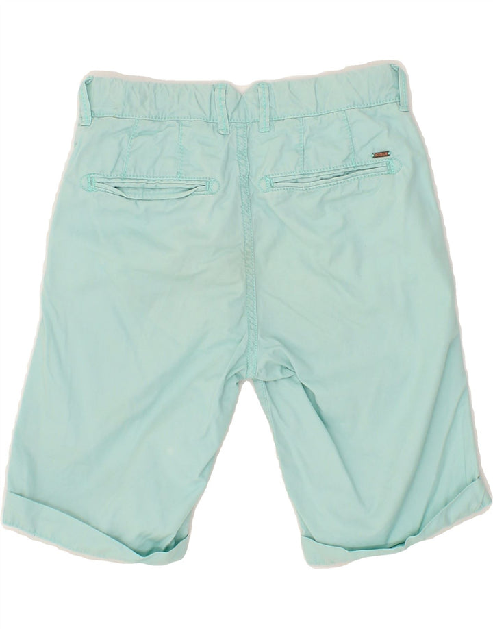 SCOTCH SHRUNK Girls Chino Shorts 7-8 Years W22  Turquoise Cotton Vintage Scotch Shrunk and Second-Hand Scotch Shrunk from Messina Hembry 