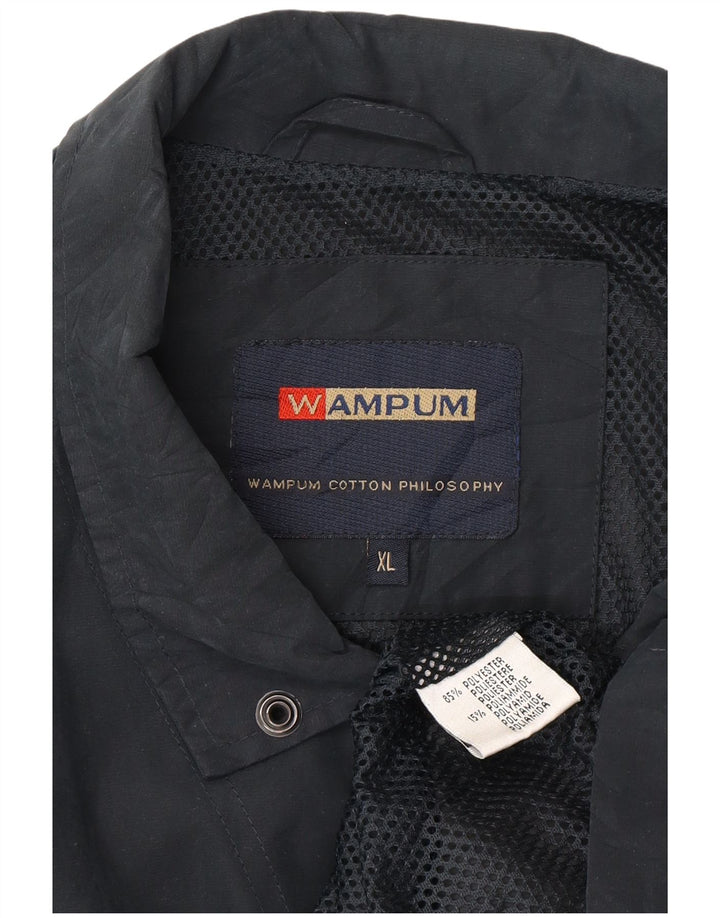 Jaqueta utilitária masculina Wampum UK 42 XL azul marinho poliéster