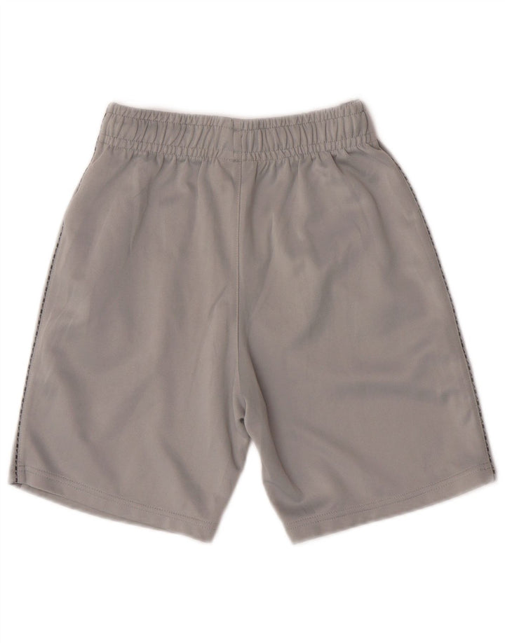 Shorts esportivos gráficos Nike Boys 12-13 anos grandes cinza poliéster