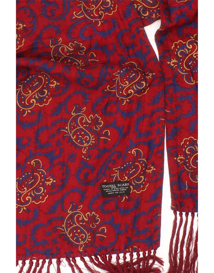 Lenço masculino Tootal tamanho único vermelho Paisley