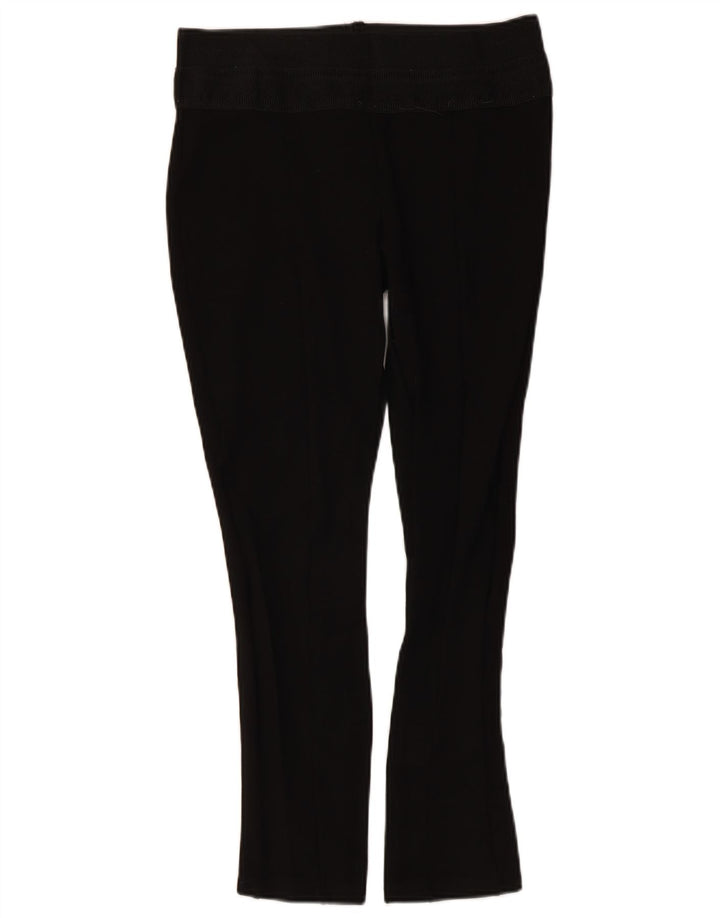 Zara Leggings Crop Feminino UK 14 Grande Preto