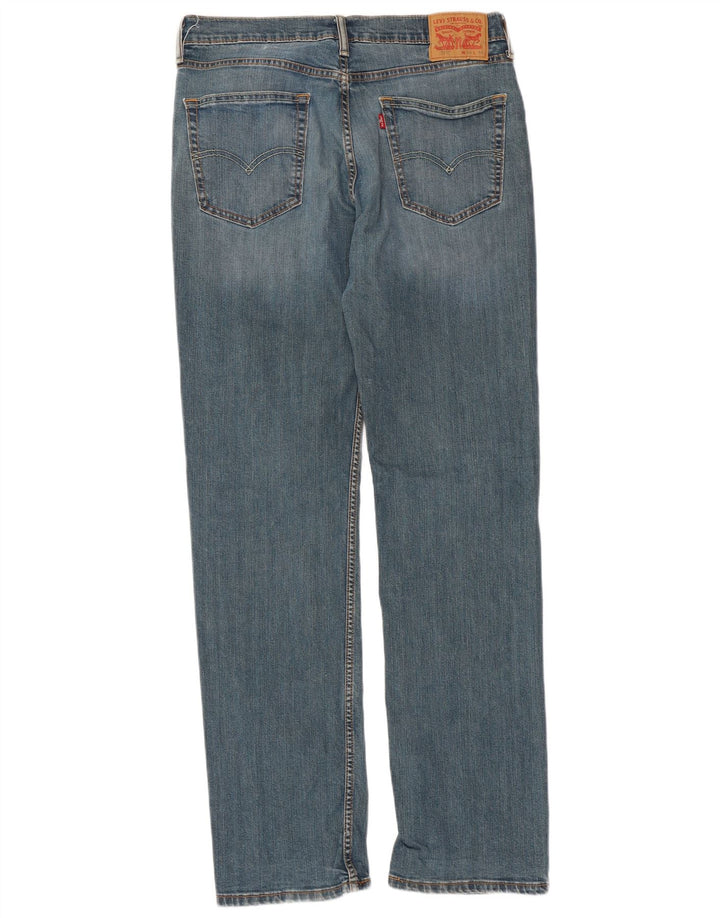 Levi's Masculino 514 Straight Jeans W34 L34 Azul Algodão