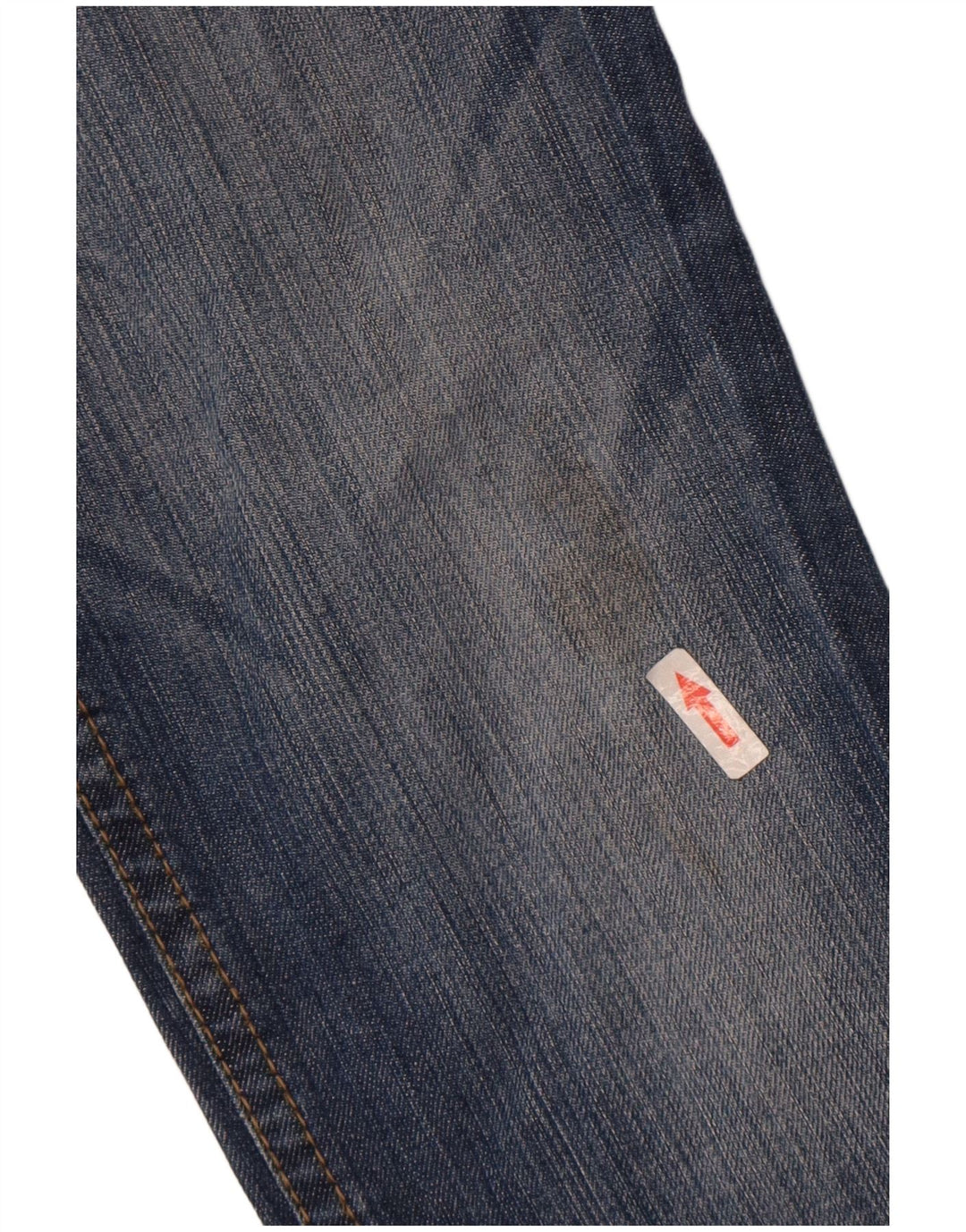Gas Mens Straight Jeans W31 L28 Azul Marinho Algodão