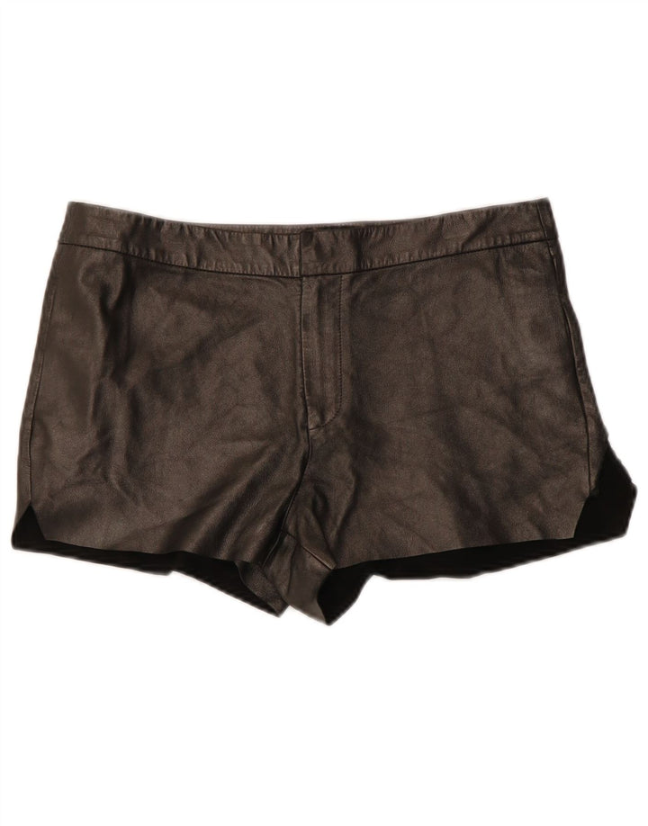 Calça feminina de couro All Saints W29 média preta