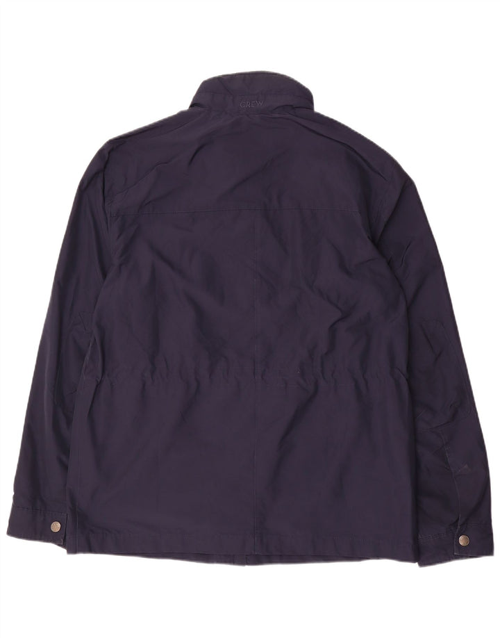 Jaqueta utilitária masculina UK 38 da roupa da tripulação poliéster azul marinho médio
