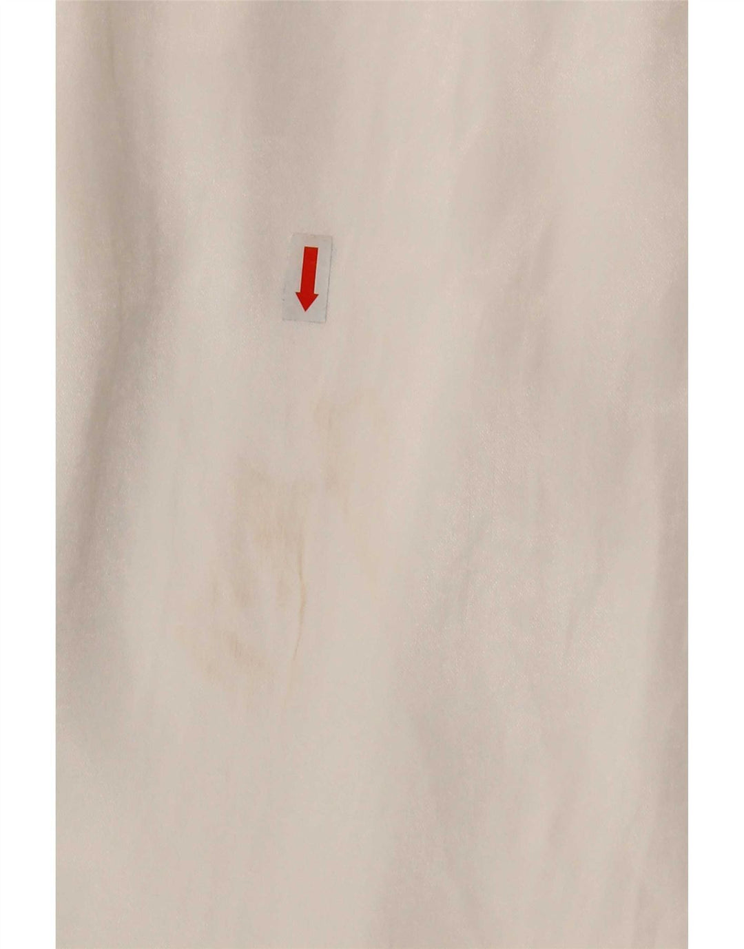 Vestido feminino de manga comprida Zara UK 12 médio branco viscose