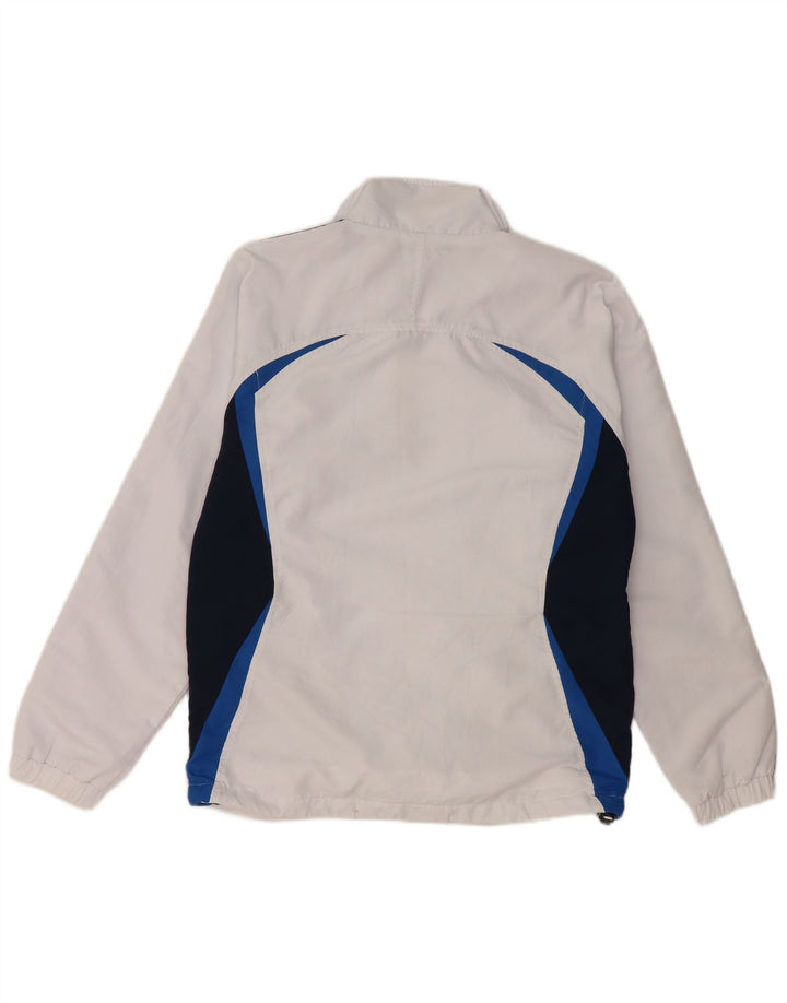 ASICS Mens Treino Top Jacket Médio Branco Colourblock Poliéster