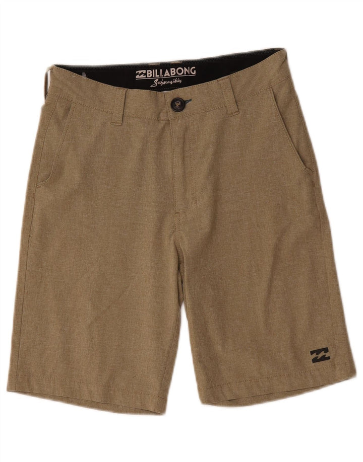 Billabong Mens Chino Shorts W28 Pequeno Poliéster Cáqui