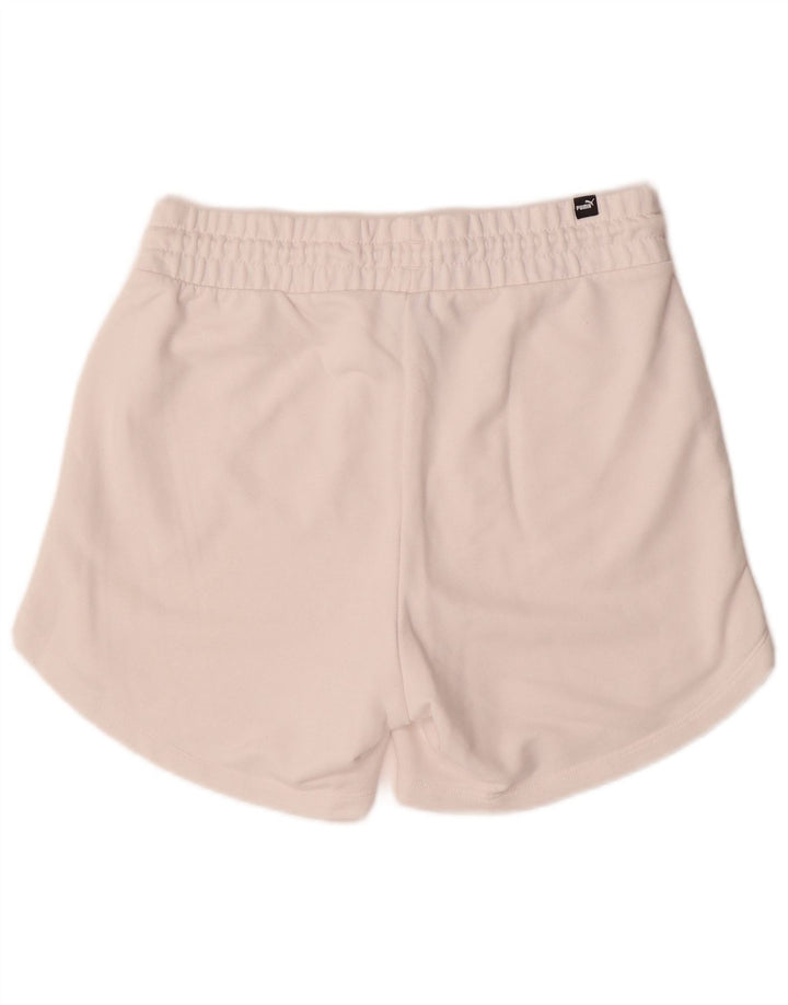 Shorts esportivos femininos Puma UK 14 médio branco