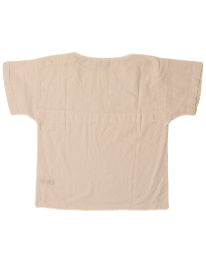 Adidas Camiseta Feminina Top EU 40 Médio Algodão Branco