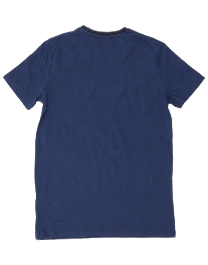 Camiseta masculina LYLE & SCOTT 12-13 anos algodão azul