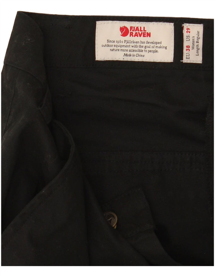 Calça cargo feminina reta Fjall Raven EU 38 médio W29 L29 preta
