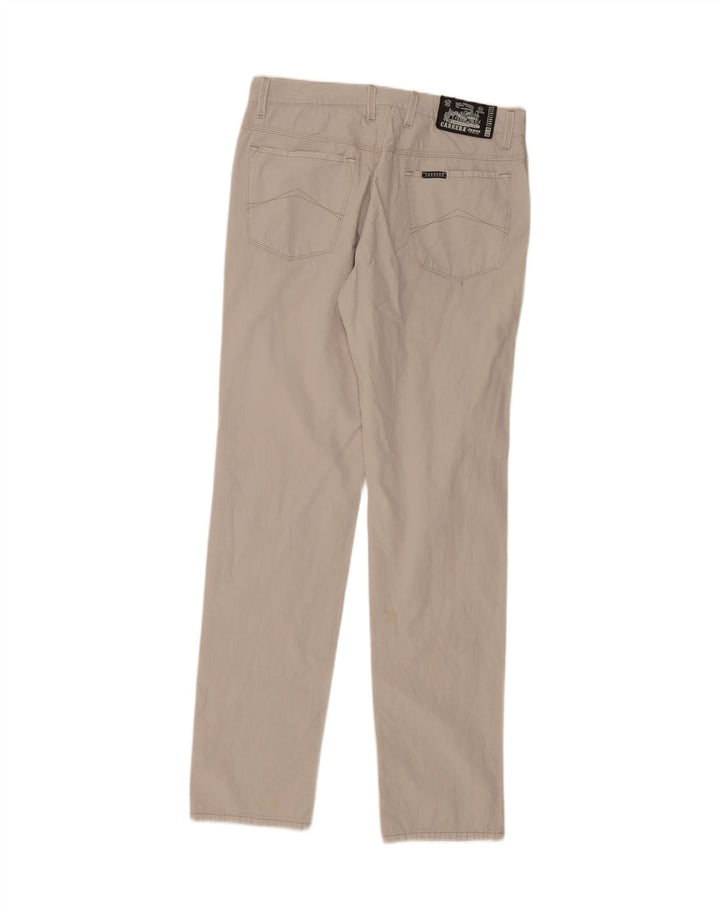 Calça masculina casual regular CARRERA W34 L34 algodão cinza