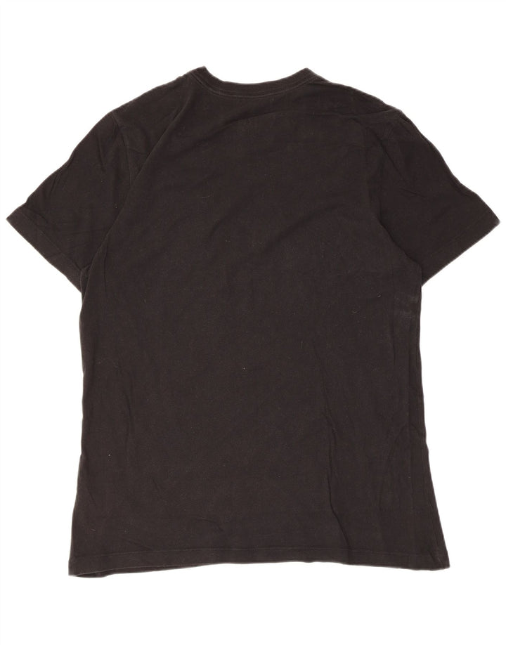 Camiseta Nike masculina gráfica Top médio algodão preto