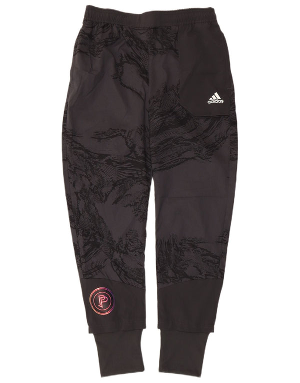 Calças de treino Adidas Boys Aeroready 13-14 anos cinza estampa animal