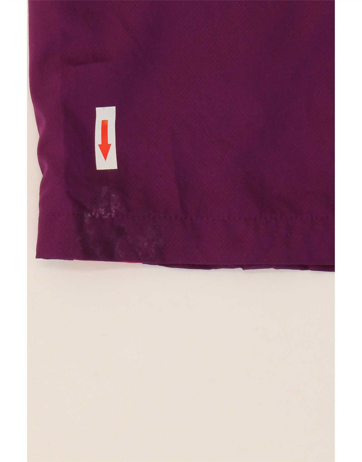 Calça de treino feminina Puma UK 12 poliéster colorblock roxo médio