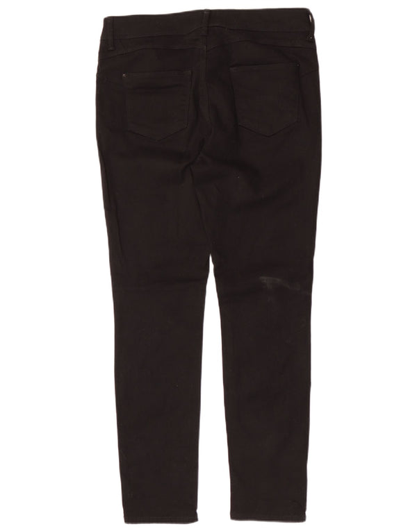 Calça feminina Marks & Spencer Sculpt Lift casual Reino Unido 14 médio W30 L29 preto