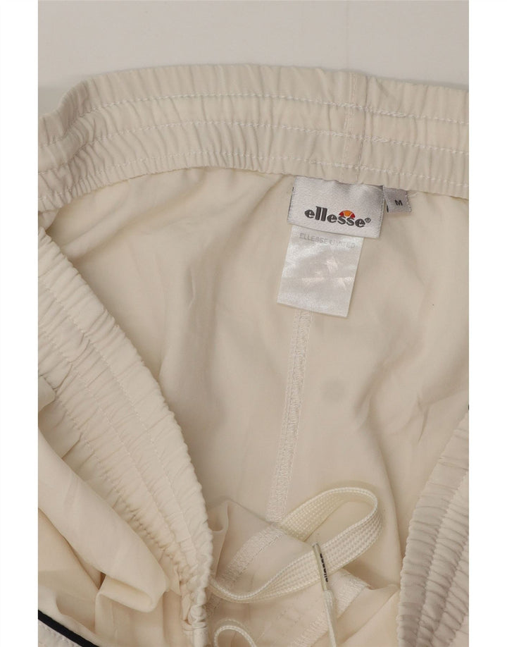 Ellesse Mens Sport Shorts Médio Off White Poliéster