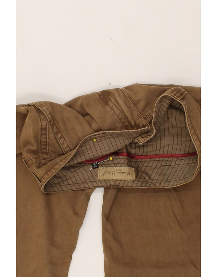 MASSIMO DUTTI Womens Wide Leg Chino Trousers EU 36 XS W26 L28  Brown Vintage Massimo Dutti and Second-Hand Massimo Dutti from Messina Hembry 