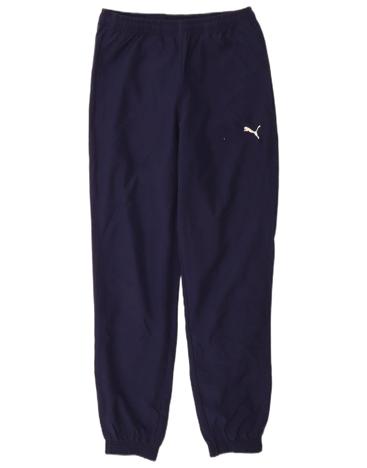 Calça de treino masculina Puma joggers pequeno poliéster azul marinho
