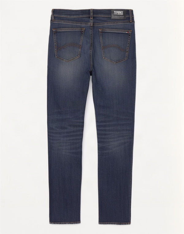 Tommy Hilfiger Mens Skinny Jeans W32 L30 Azul Algodão